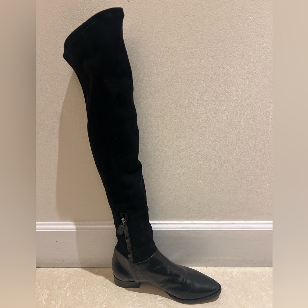 MaxMara Black Leather Boots